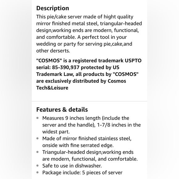 *NEW* Serving Table Lot - Cake servers, Mini Chalkboards, Liquid Chalk Markers - Picture 11 of 11